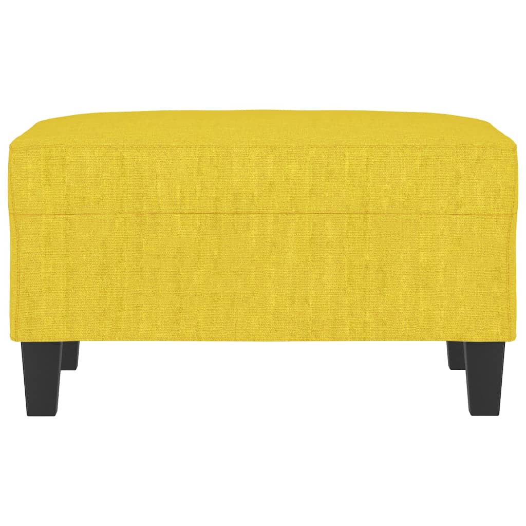 Repose-pied Jaune clair 70x55x41 cm Tissu - XIOS