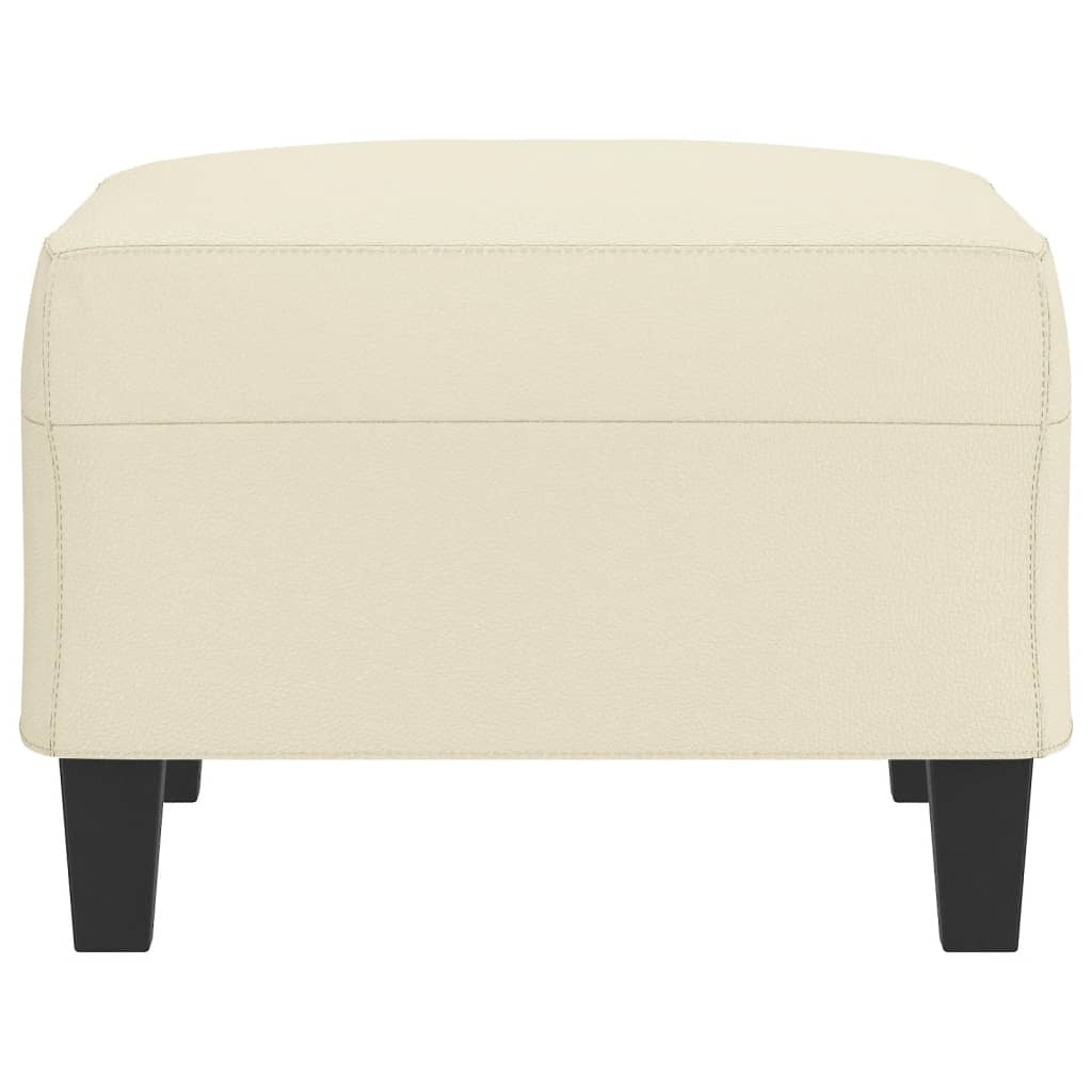 Repose-pied Crème 70x55x41 cm Similicuir - XIOS