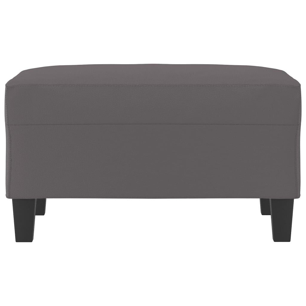 Repose-pied Gris 70x55x41 cm Similicuir - XIOS