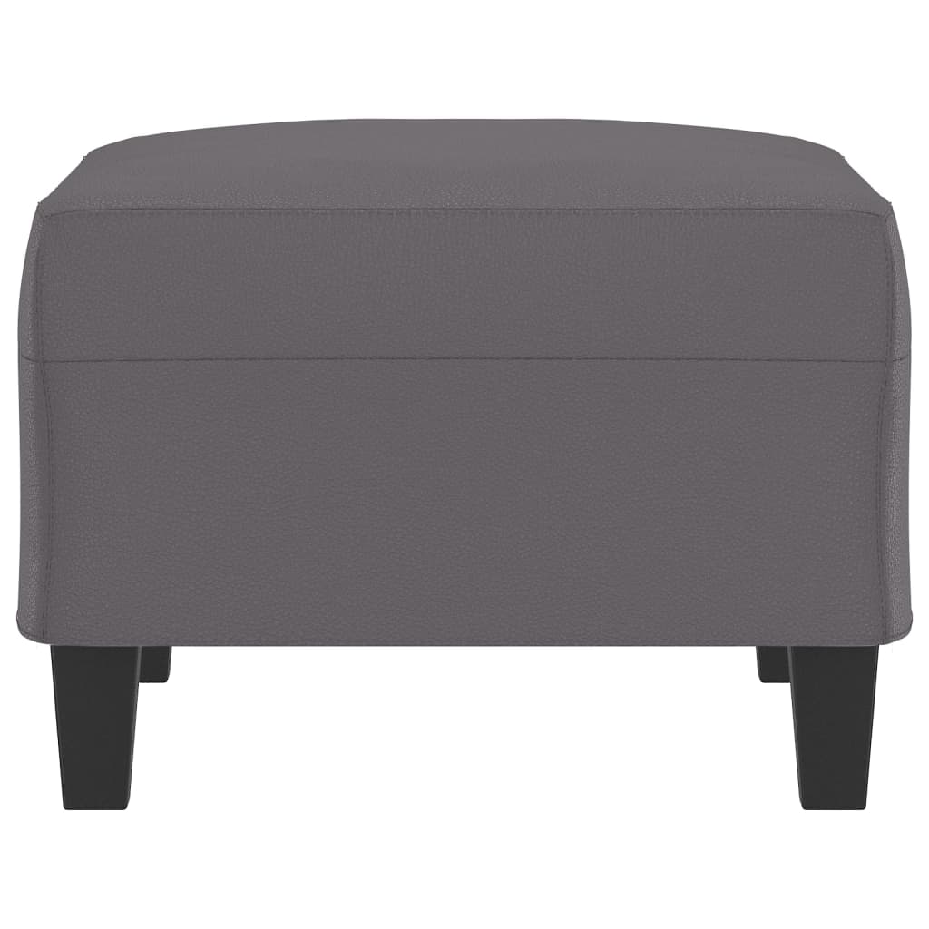 Repose-pied Gris 70x55x41 cm Similicuir - XIOS