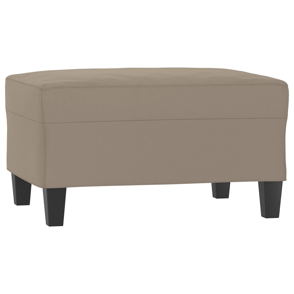 Repose-pied Taupe 70x55x41 cm Tissu microfibre - XIOS