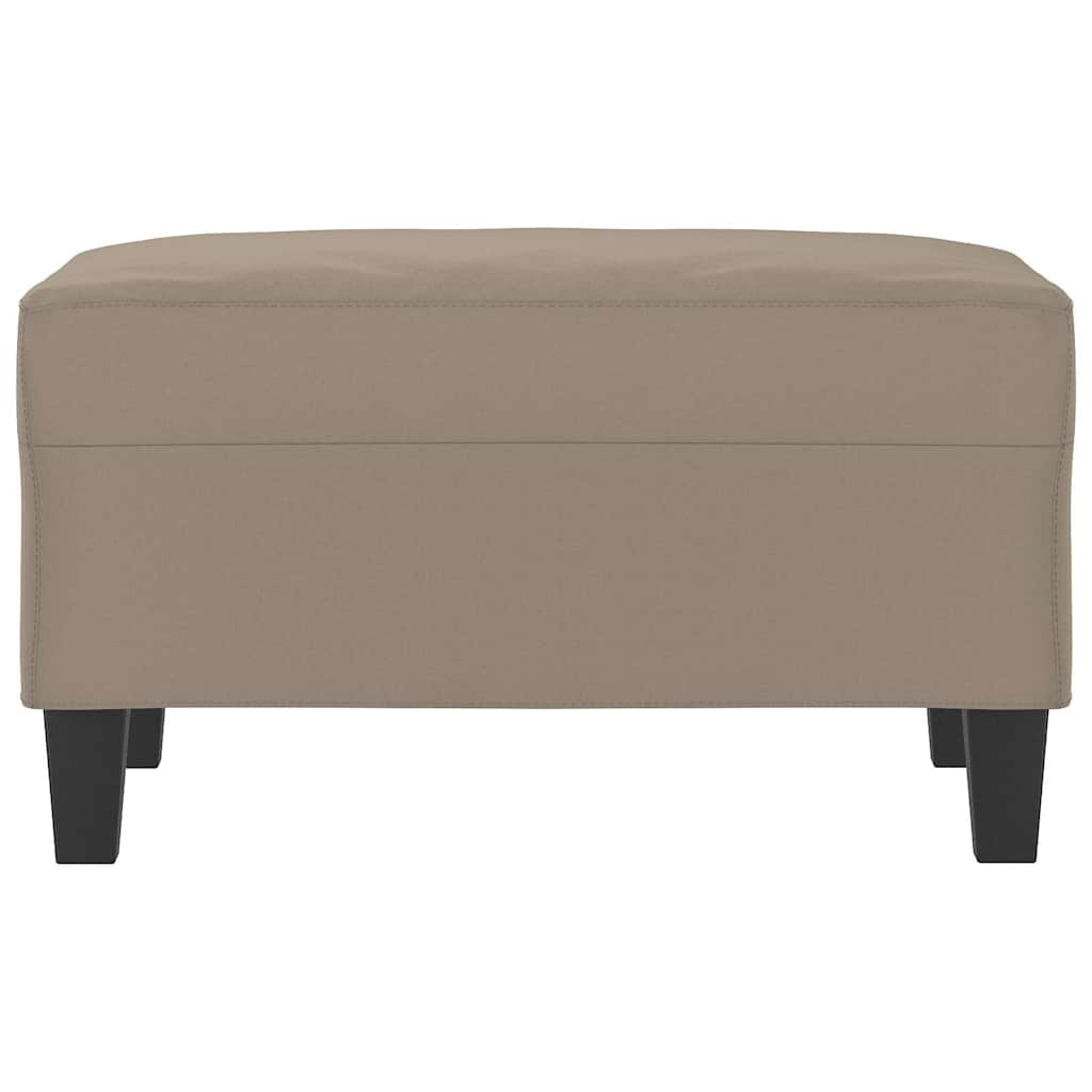 Repose-pied Taupe 70x55x41 cm Tissu microfibre - XIOS