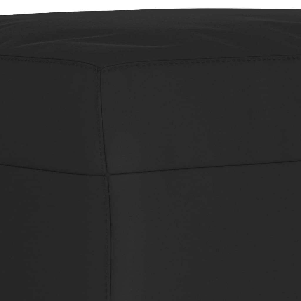 Repose-pied Noir 70x55x41 cm Tissu microfibre - XIOS