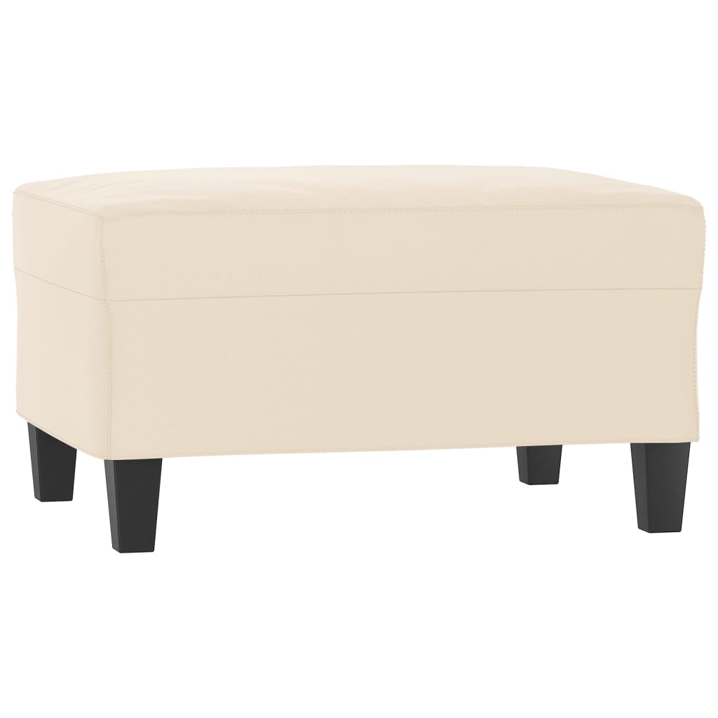 Repose-pied Beige 70x55x41 cm Tissu microfibre - XIOS