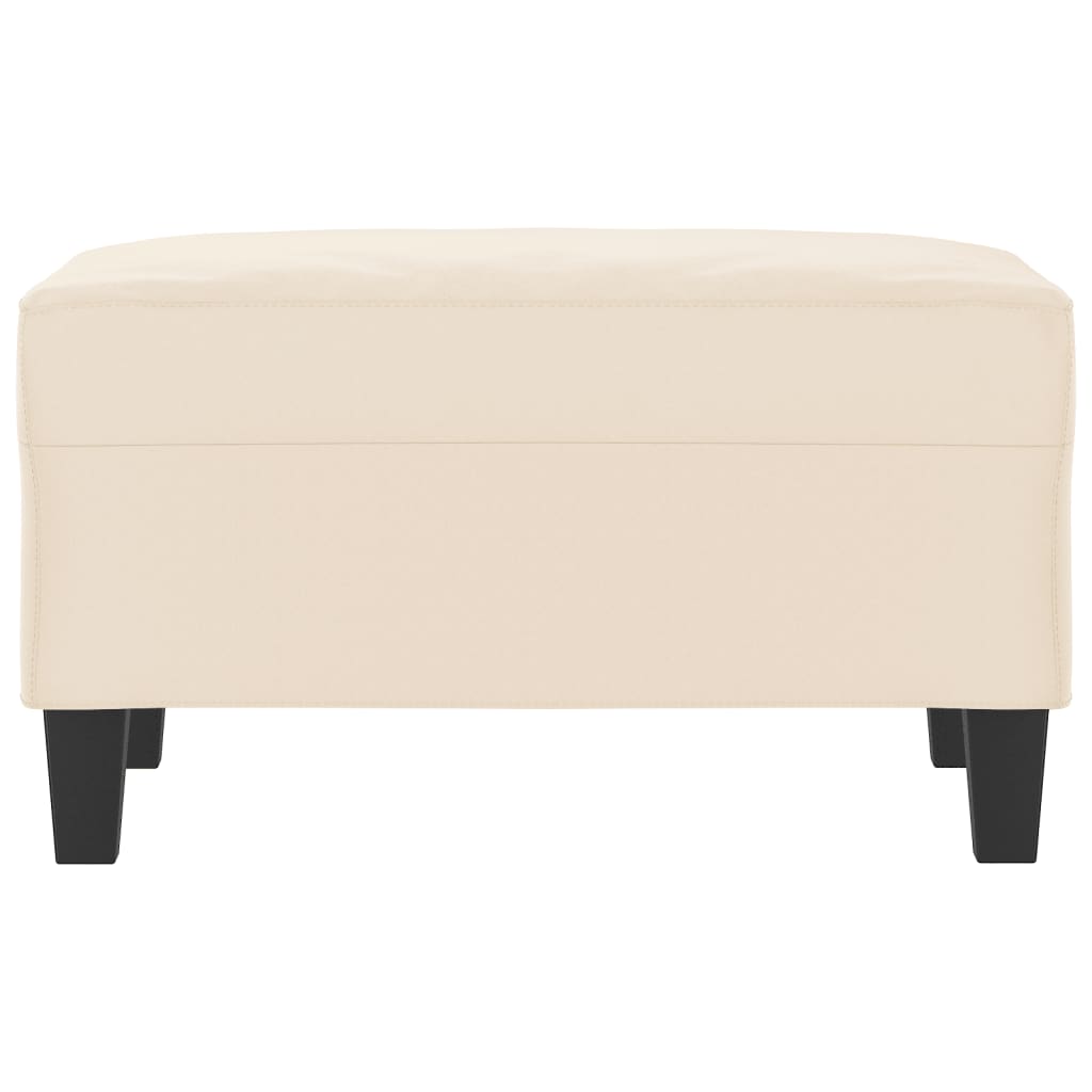 Repose-pied Beige 70x55x41 cm Tissu microfibre - XIOS