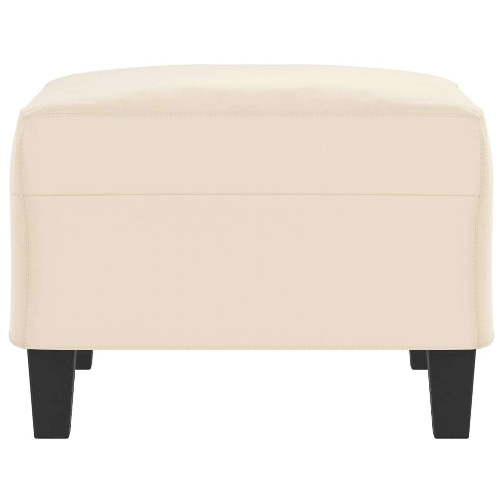 Repose-pied Beige 70x55x41 cm Tissu microfibre - XIOS