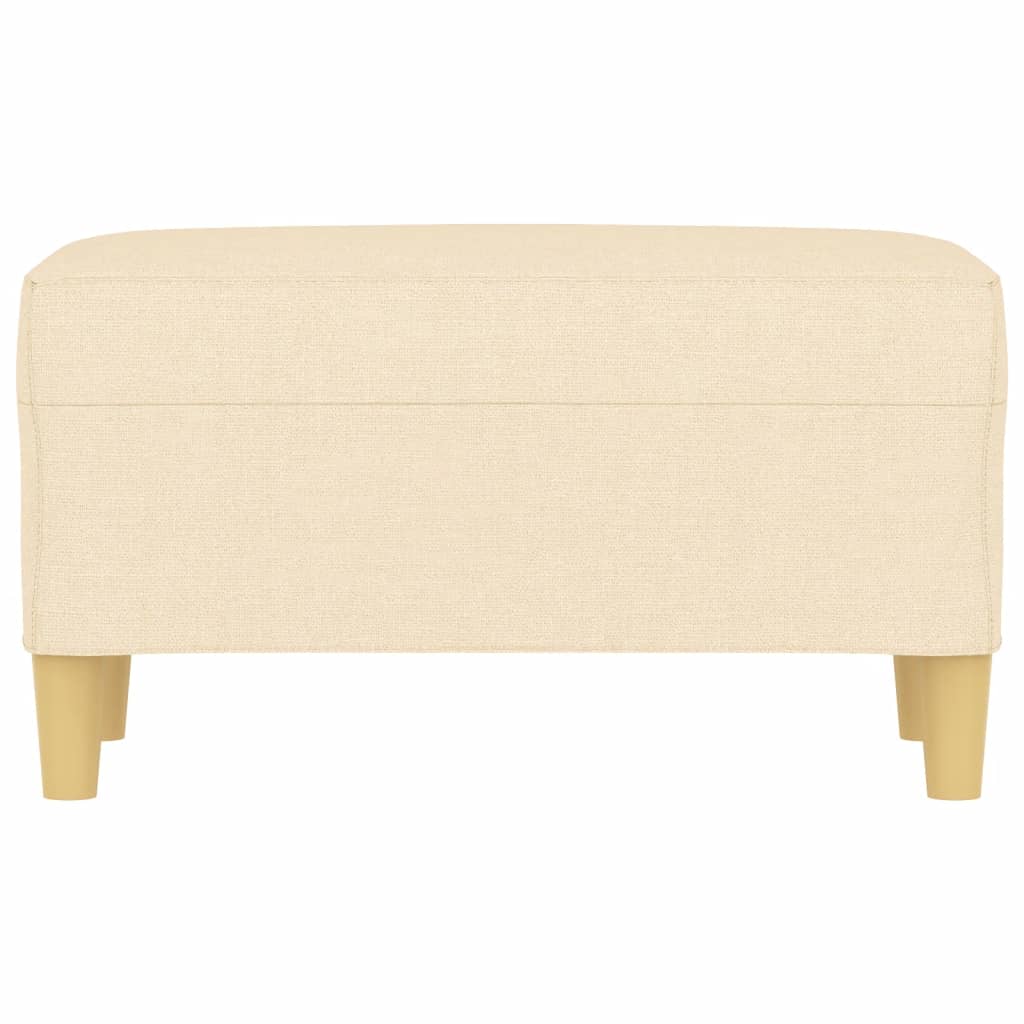 Banc Crème 70x35x41 cm Tissu - XIOS