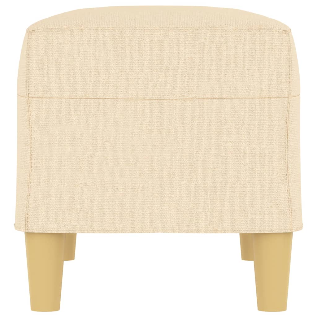 Banc Crème 70x35x41 cm Tissu - XIOS