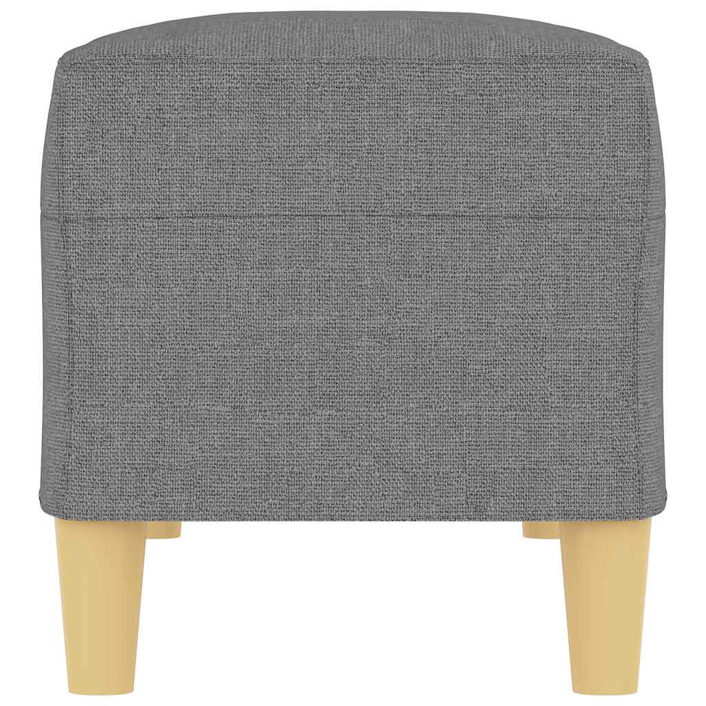 Banc Gris foncé 100x35x41 cm Tissu - XIOS
