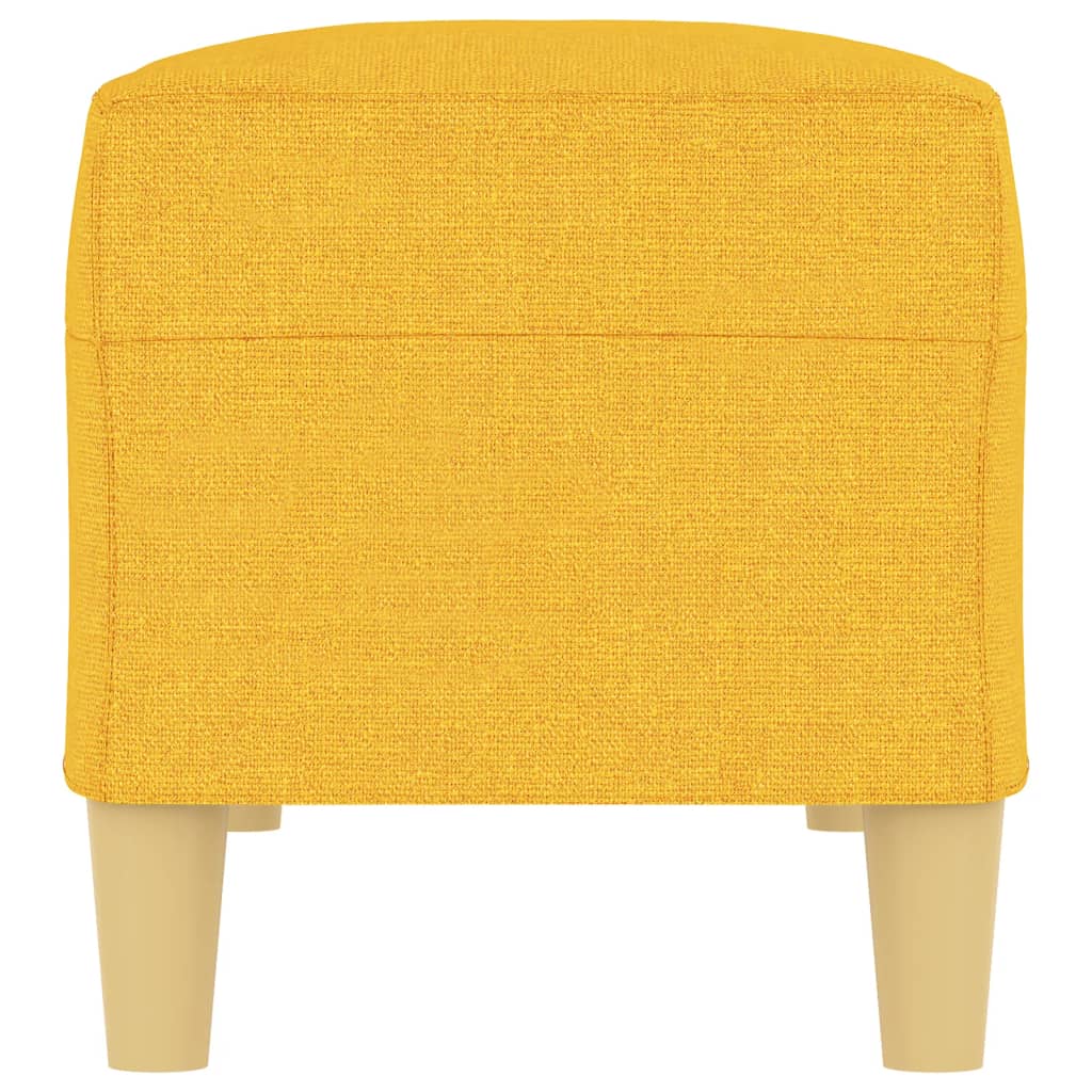 Banc Jaune clair 100x35x41 cm Tissu - XIOS