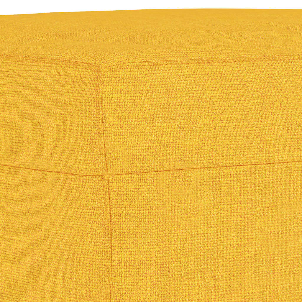 Banc Jaune clair 100x35x41 cm Tissu - XIOS