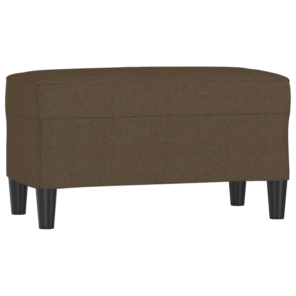 Banc Marron 70x35x41 cm Tissu - XIOS