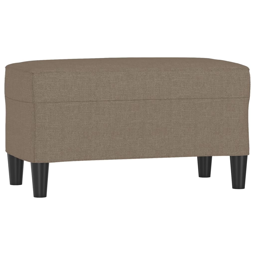 Banc Taupe 70x35x41 cm Tissu - XIOS