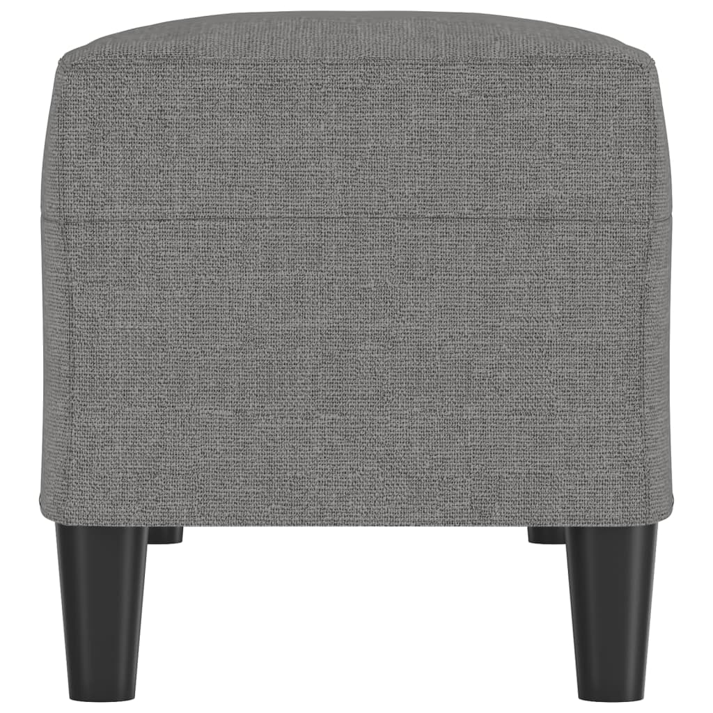Banc Gris foncé 100x35x41 cm Tissu - XIOS