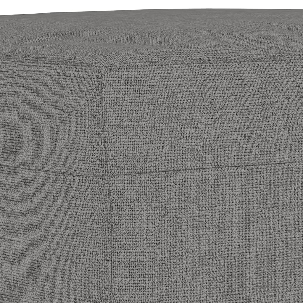 Banc Gris foncé 100x35x41 cm Tissu - XIOS