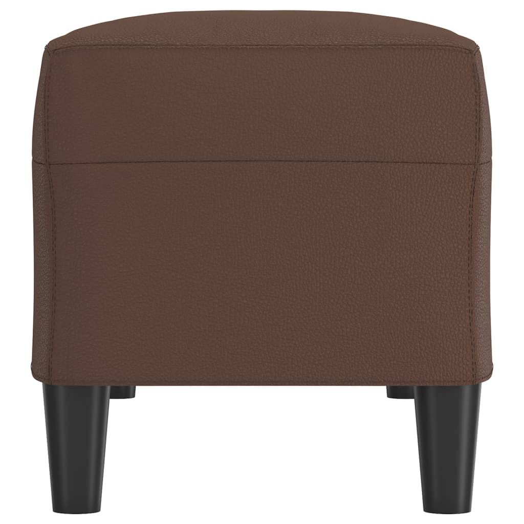 Banc Marron 100x35x41 cm Similicuir - XIOS