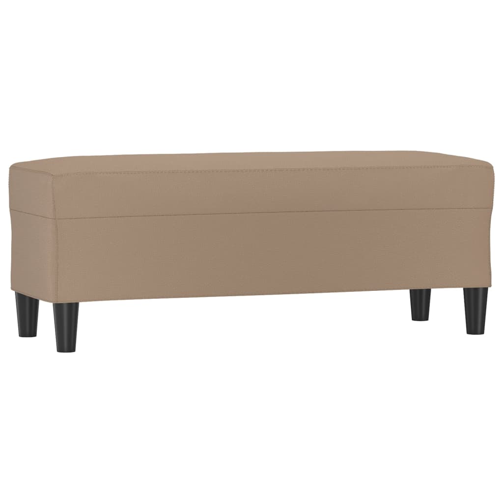 Banc Cappuccino 100x35x41 cm Similicuir - XIOS