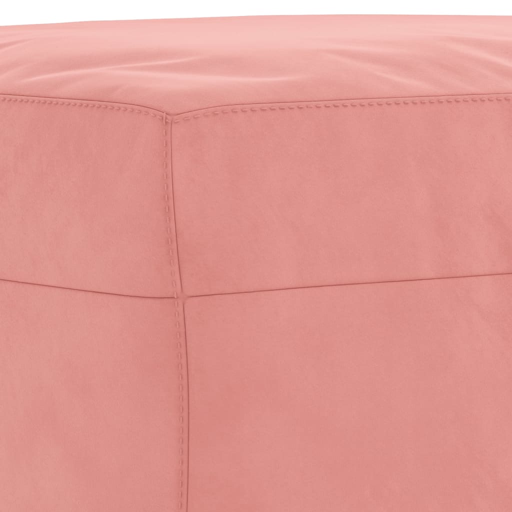 Banc Rose 100x35x41 cm Velours - XIOS