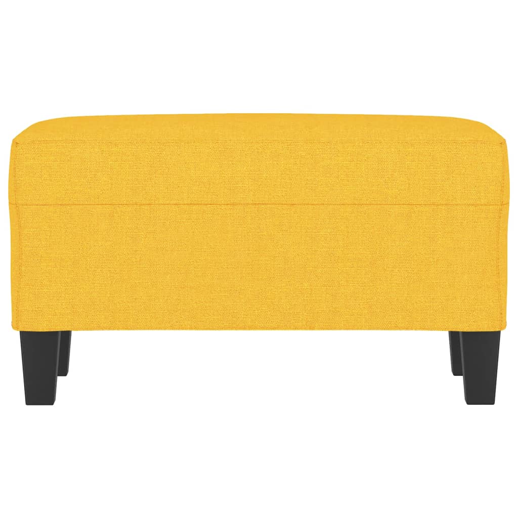 Banc Jaune clair 70x35x41 cm Tissu - XIOS