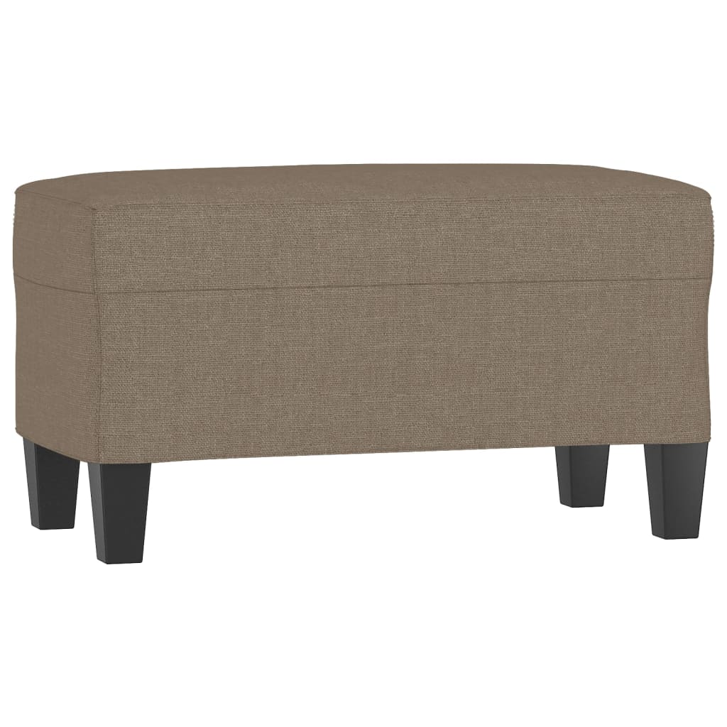 Banc Taupe 70x35x41 cm Tissu - XIOS