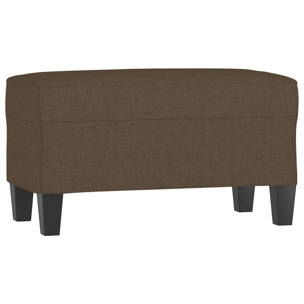 Banc Marron 100x35x41 cm Tissu - XIOS