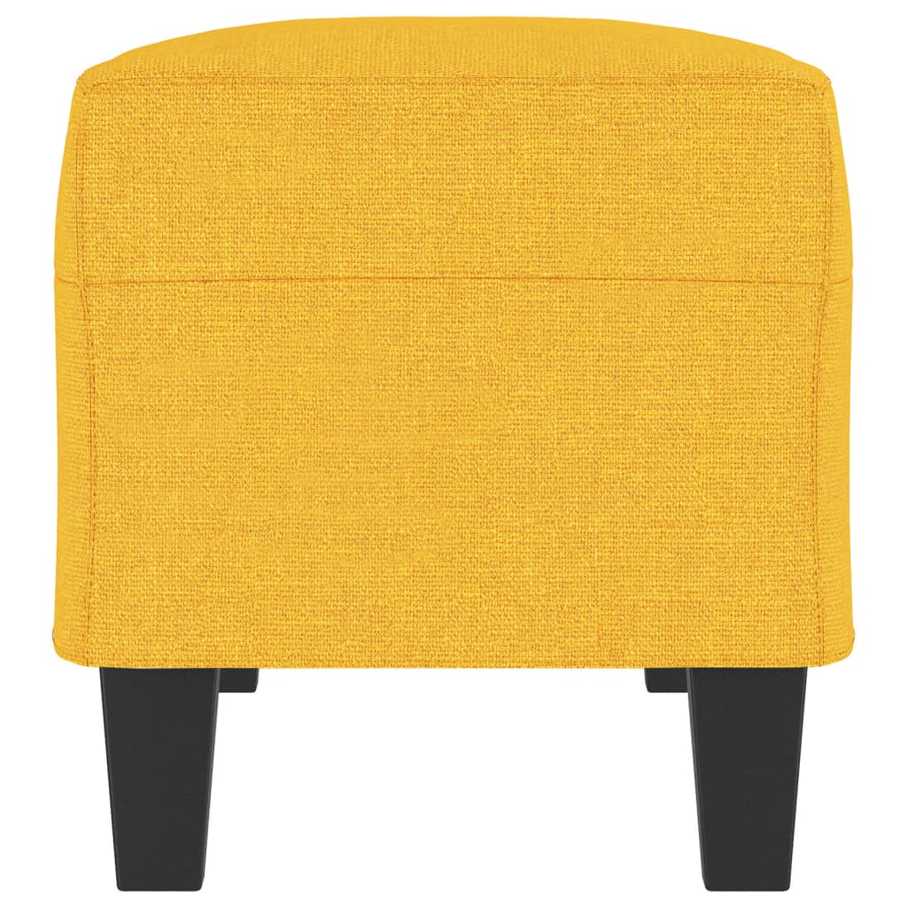 Banc Jaune clair 100x35x41 cm Tissu - XIOS