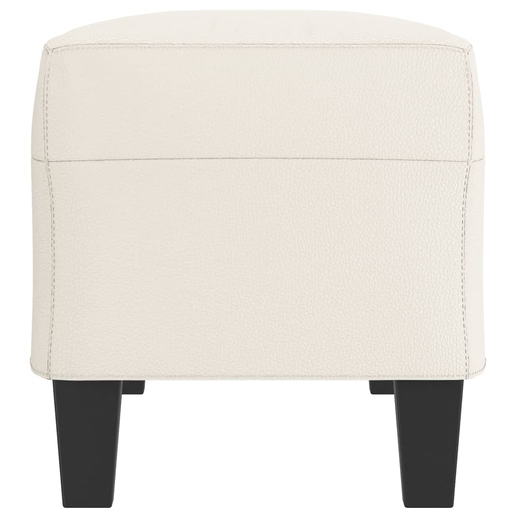 Banc Crème 100x35x41 cm Similicuir - XIOS