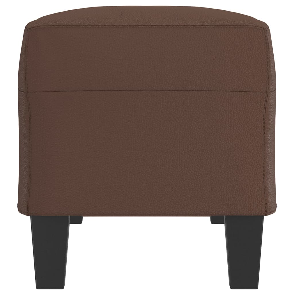 Banc Marron 100x35x41 cm Similicuir - XIOS