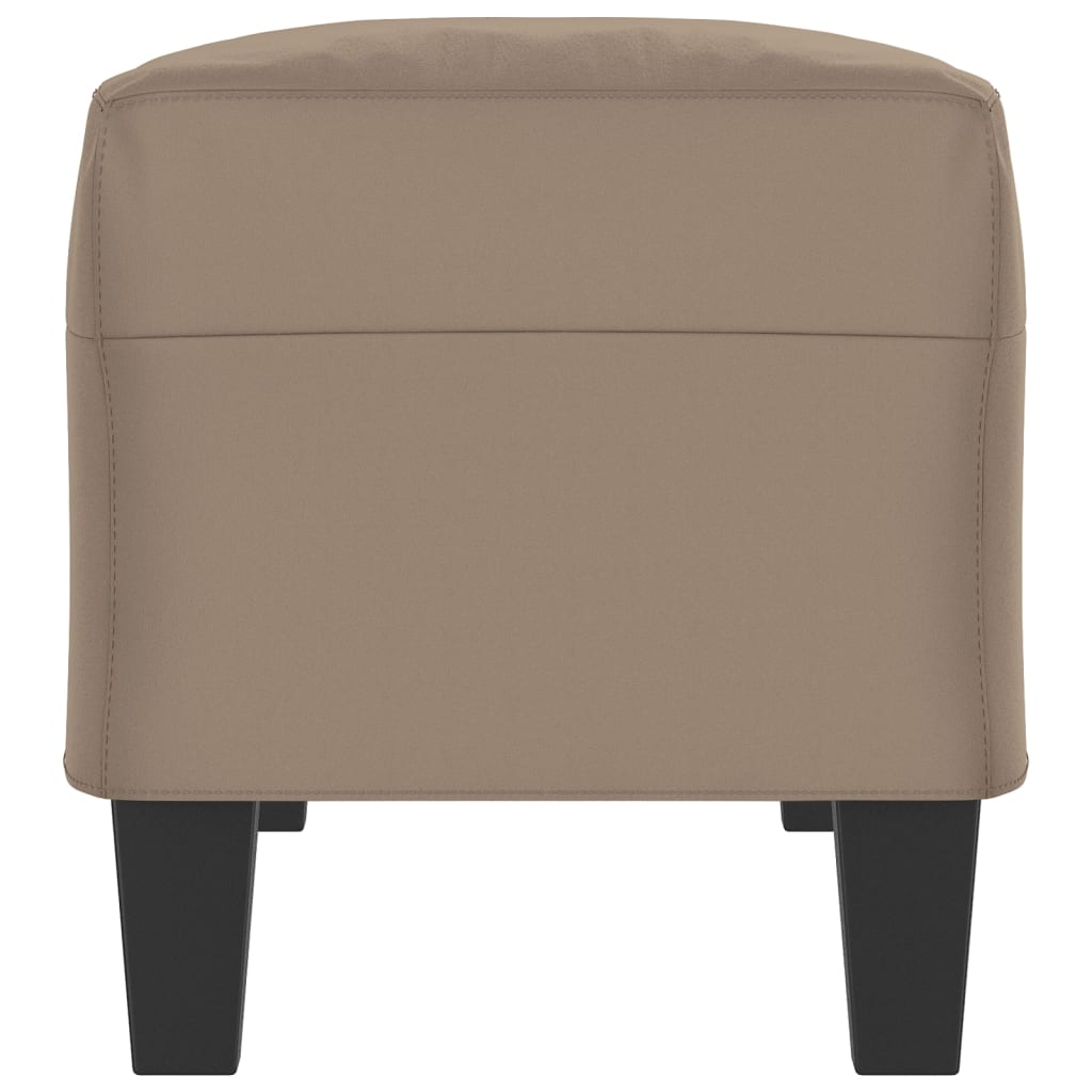 Banc Taupe 100x35x41 cm Tissu microfibre - XIOS