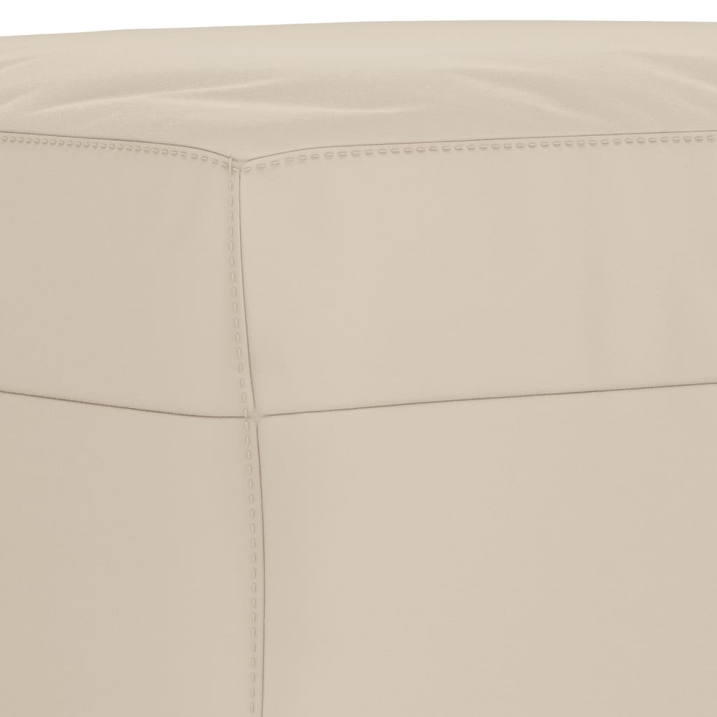 Banc Crème 100x35x41 cm Tissu microfibre - XIOS