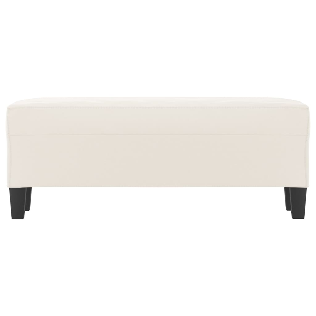 Banc Beige 100x35x41 cm Tissu microfibre - XIOS