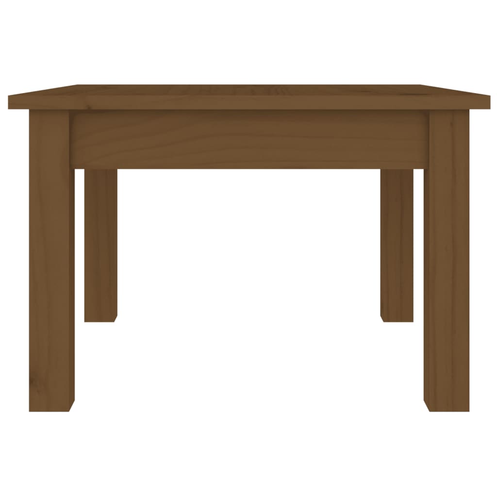 Table basse Marron miel 45x45x30 cm Bois massif de pin - XIOS