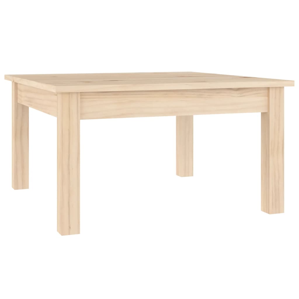 Table basse 55x55x30 cm Bois massif de pin - XIOS