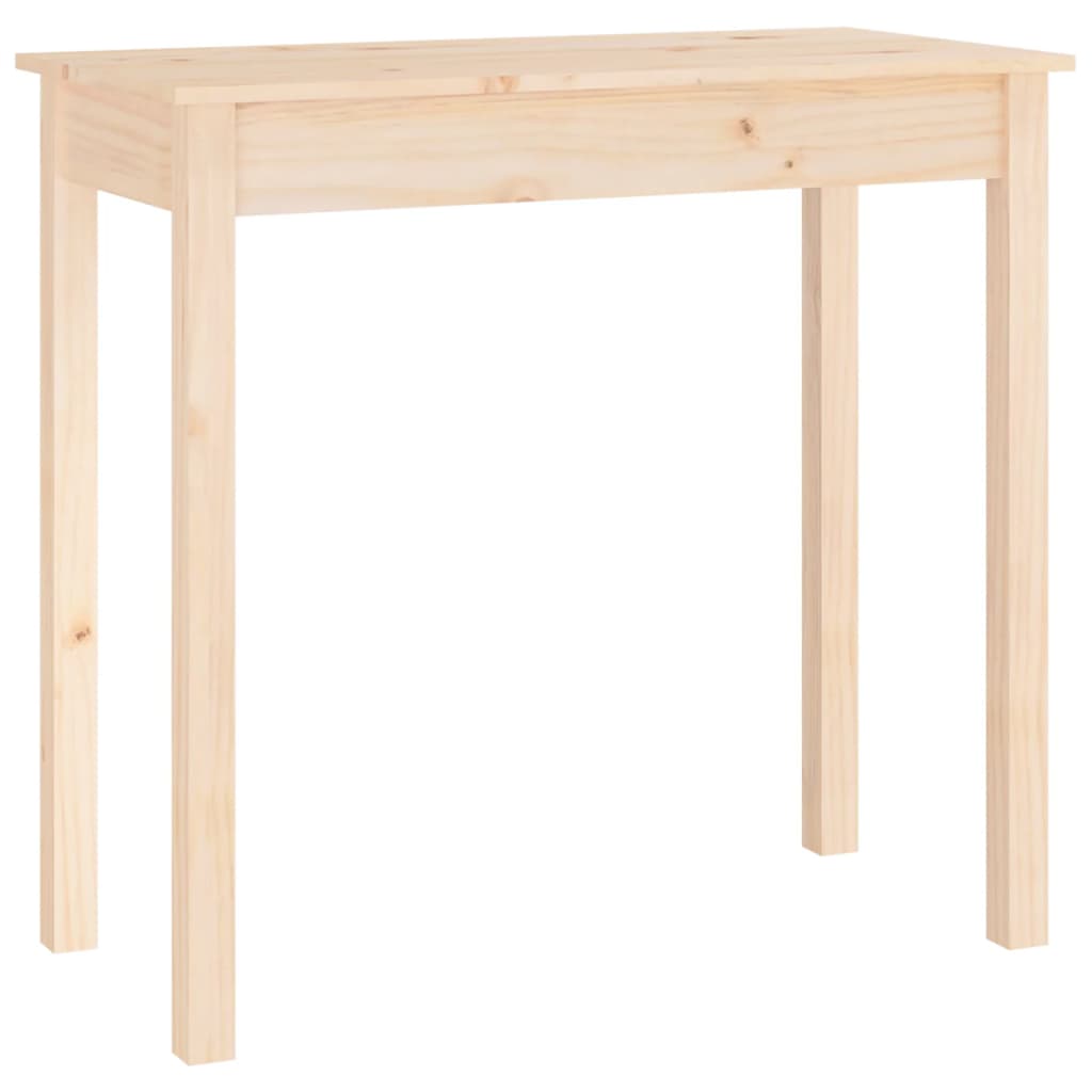 Table console 80x40x75 cm Bois massif de pin - XIOS