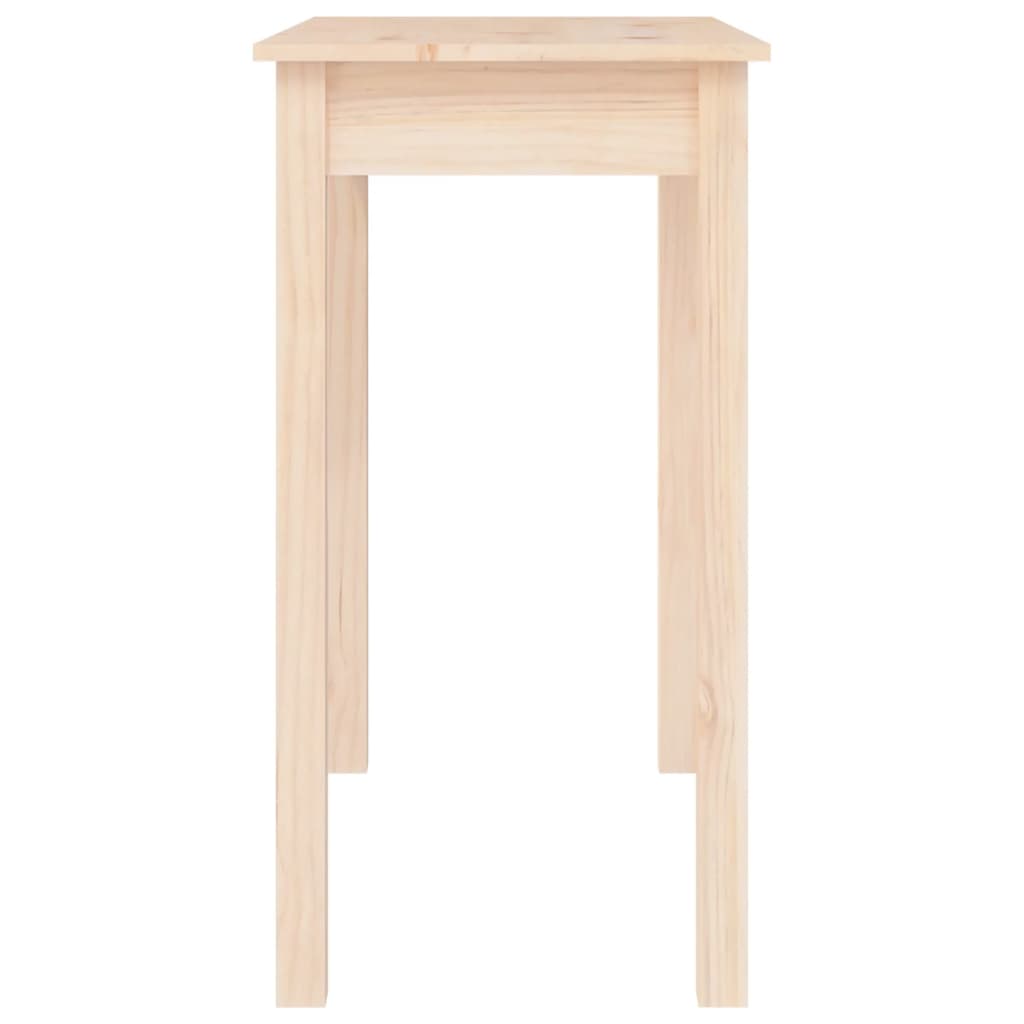 Table console 80x40x75 cm Bois massif de pin - XIOS