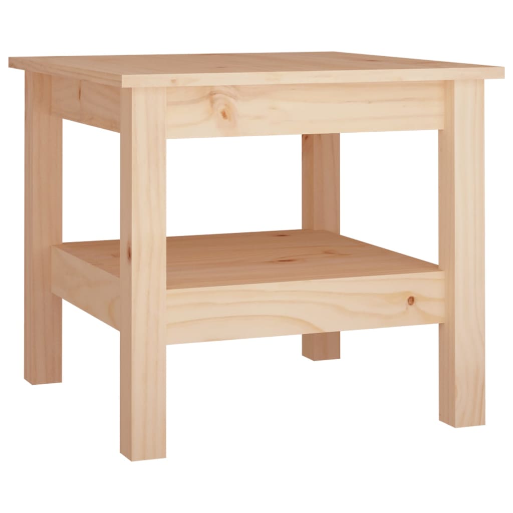 Table basse 45x45x40 cm en bois de pin massif - XIOS