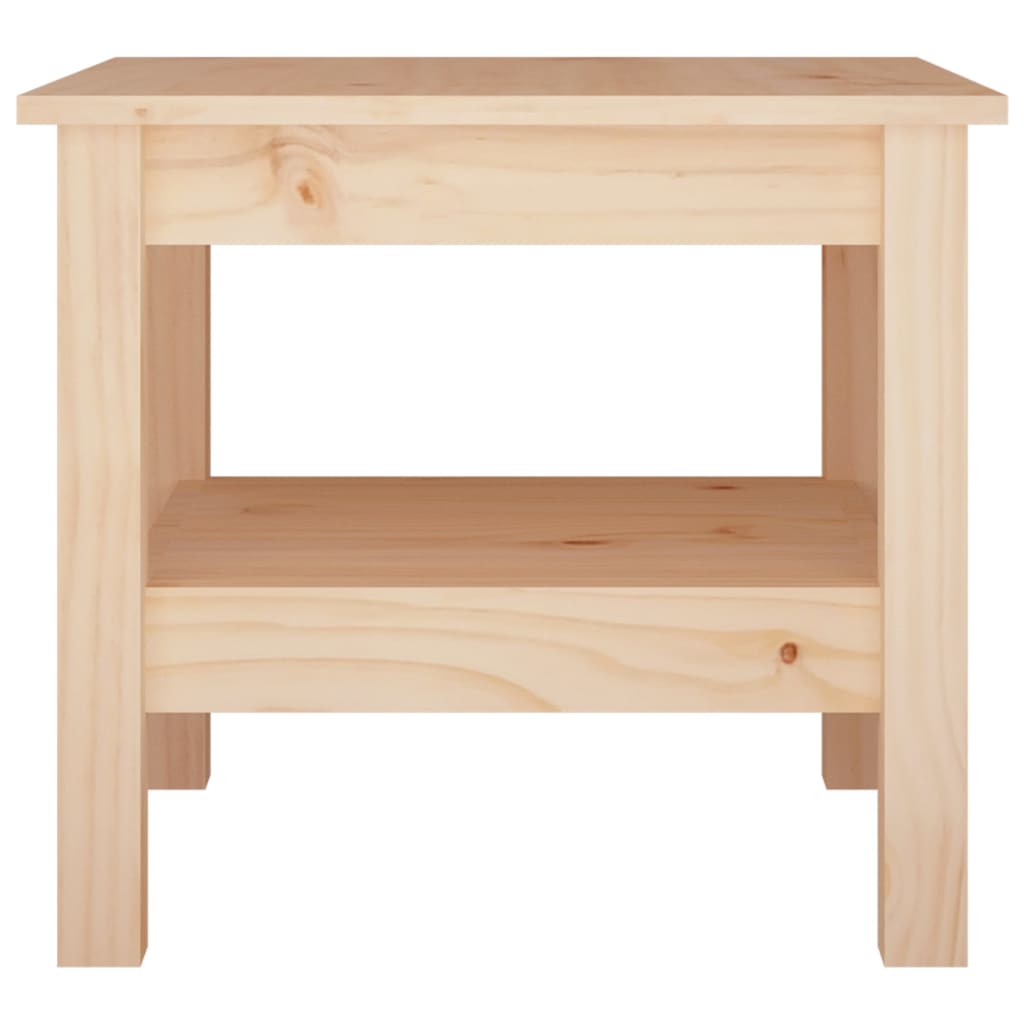 Table basse 45x45x40 cm en bois de pin massif - XIOS