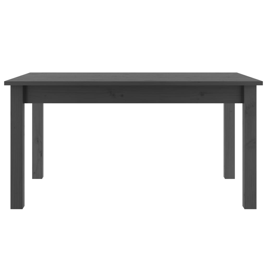 Table basse Gris 80x50x40 cm Bois massif de pin - XIOS