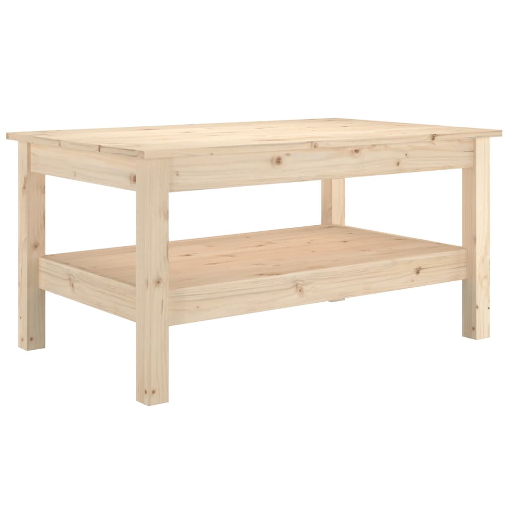 Table basse 80x50x40 cm Bois massif de pin - XIOS