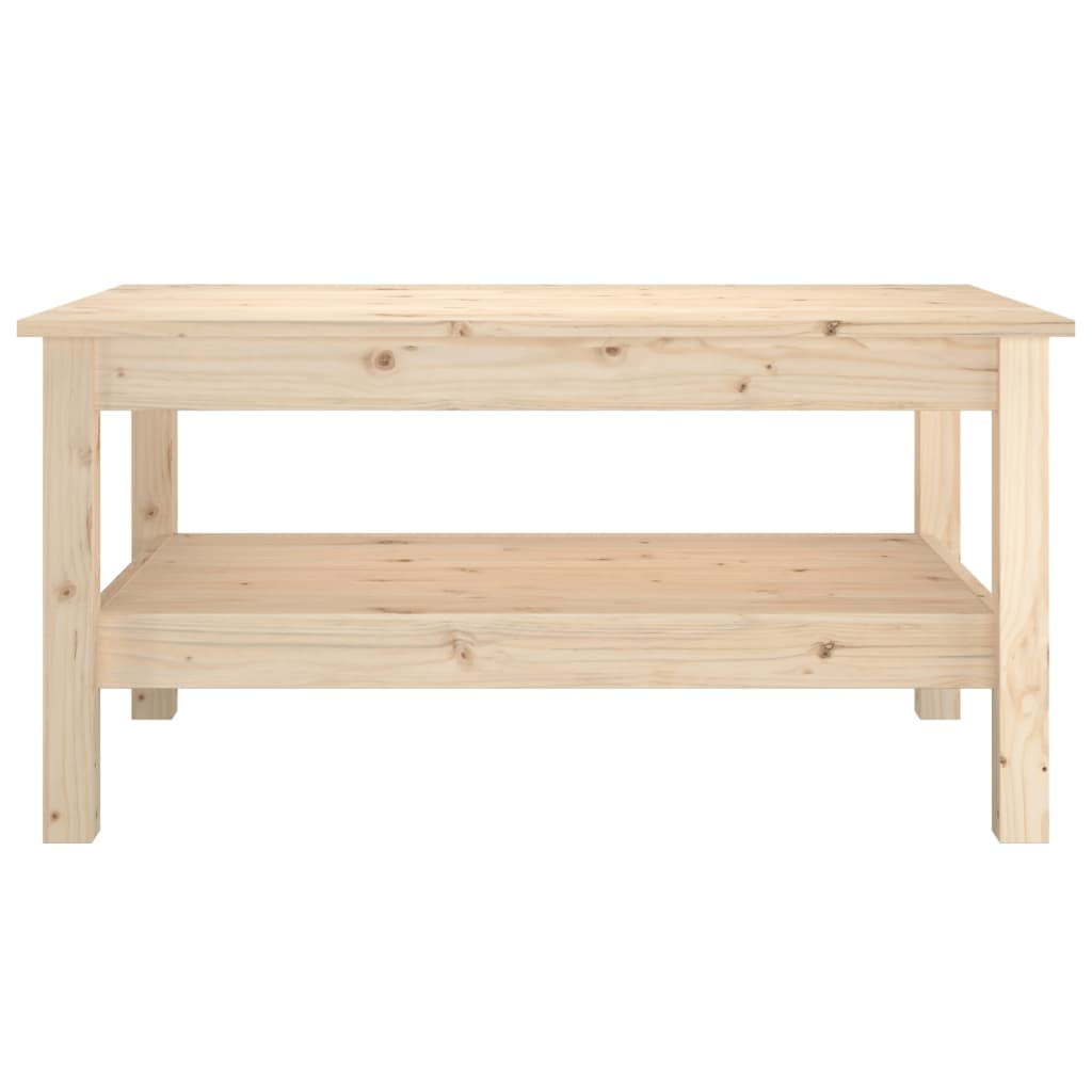 Table basse 80x50x40 cm Bois massif de pin - XIOS