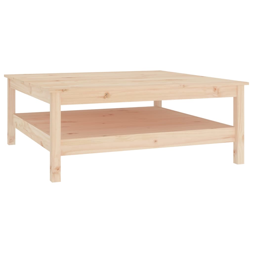 Table basse 100x100x40 cm Bois massif de pin - XIOS