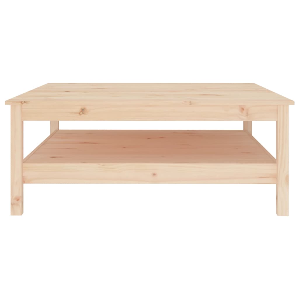 Table basse 100x100x40 cm Bois massif de pin - XIOS