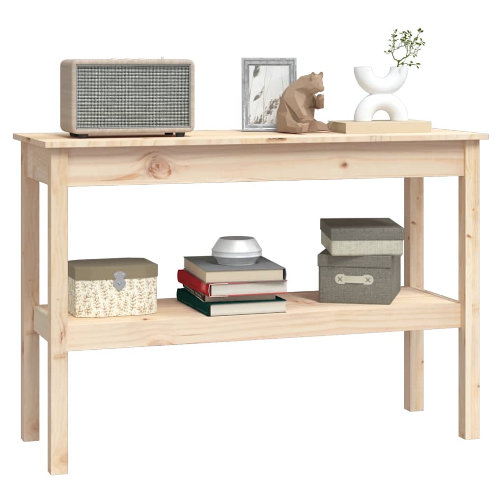 Table console 110x40x75 cm Bois massif de pin - XIOS