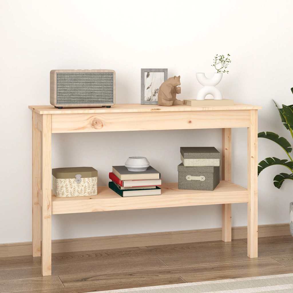 Table console 110x40x75 cm Bois massif de pin - XIOS