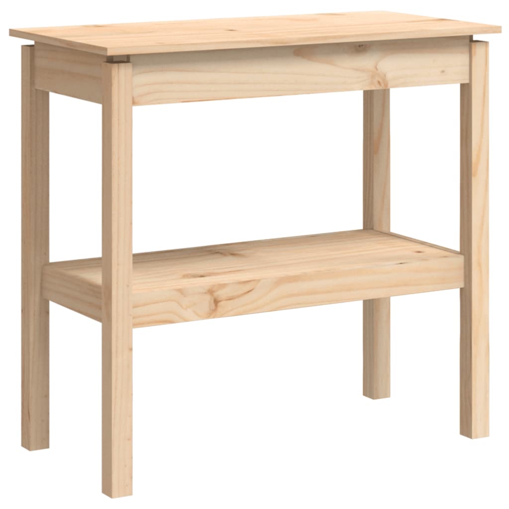 Table console 80x40x75 cm Bois massif de pin - XIOS