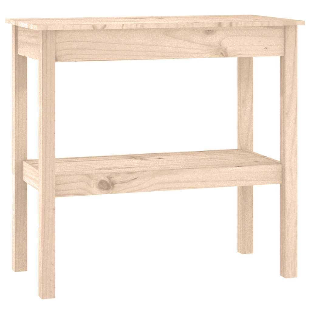 Table console 80x40x75 cm Bois massif de pin - XIOS