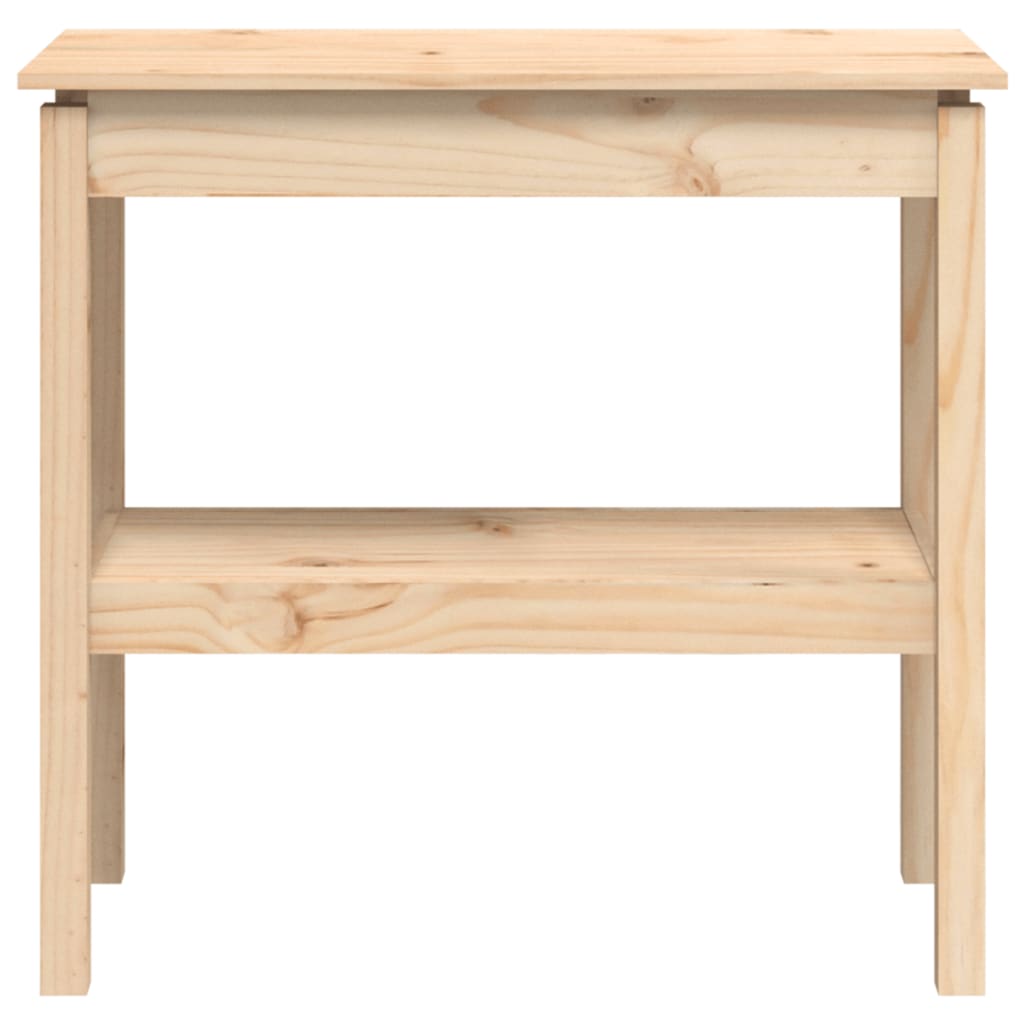 Table console 80x40x75 cm Bois massif de pin - XIOS