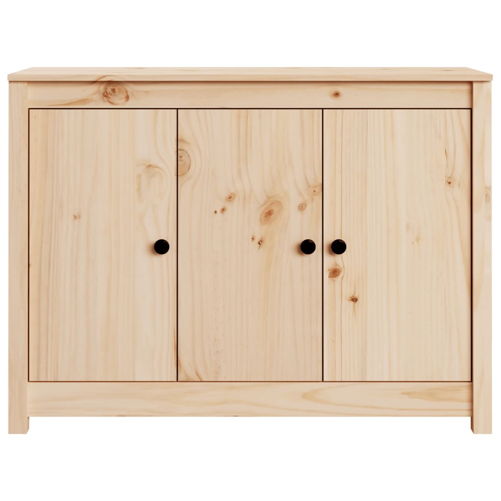 Buffet 100x35x74 cm Bois massif de pin - XIOS