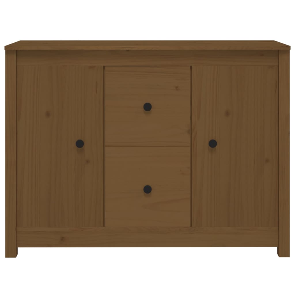 Buffet Marron miel 100x35x74 cm Bois massif de pin - XIOS