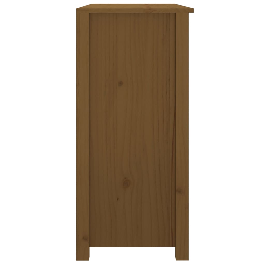 Buffet Marron miel 100x35x74 cm Bois massif de pin - XIOS